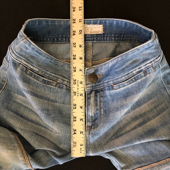 Super Rare Free People Seamed Bambi Flare Size 24 - Picture 12 of 15